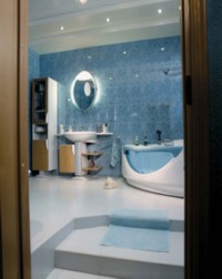 Не стоит выкладывать какую-либо поверхность в доме зеркальной плиткой